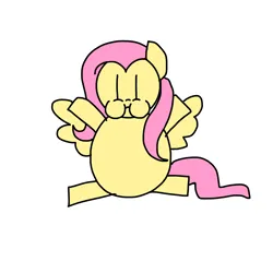 Size: 1280x1280 | Tagged: safe, derpibooru import, fluttershy, pegasus, pony, fat, female, fetish, g4, image, inflation, mare, png, puffy cheeks, simple background, white background