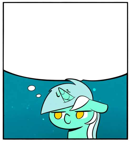 Size: 736x796 | Tagged: prompter needed, safe, ai content, derpibooru import, machine learning generated, novelai, stable diffusion, lyra heartstrings, pony, unicorn, female, floppy ears, g4, glow, glowing horn, horn, image, lidded eyes, mare, meme, meme template, png, solo, thinking, thinking bubble