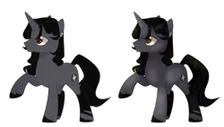 Size: 4432x2520 | Tagged: safe, artist:spectrumnightyt, derpibooru import, oc, oc:obsidian, unofficial characters only, pony, unicorn, horn, image, male, png, simple background, solo, stallion, transparent background