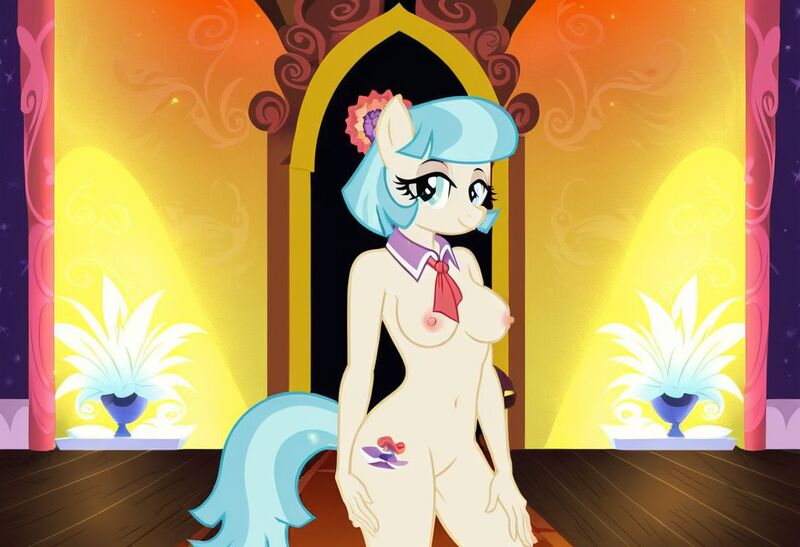 Size: 1216x832 | Tagged: questionable, ai content, artist:nickeltempest, machine learning generated, stable diffusion, coco pommel, anthro, earth pony, bedroom eyes, busty coco pommel, exhibitionism, flirty, hand on leg, hand on thigh, image, inviting, jpeg, night, nudity, penthouse, pinup, plants, porch deck, seductive pose, sexy, smiling, solo, standing