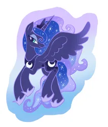 Size: 2491x2923 | Tagged: safe, artist:flhng7g7, artist:junglicious64, derpibooru import, part of a set, princess luna, alicorn, pony, blue coat, blue eyes, concave belly, crown, ethereal mane, ethereal tail, eyelashes, eyeshadow, female, flying, g4, hoof shoes, horn, image, jewelry, jpeg, lidded eyes, long horn, long legs, long mane, long tail, makeup, mare, outline, peytral, princess shoes, profile, regalia, simple background, slender, smiling, solo, sparkly mane, sparkly tail, spread wings, starry mane, starry tail, sticker design, tail, thin, thin legs, tiara, two toned mane, two toned tail, unicorn horn, wavy mane, wavy tail, white background, wings