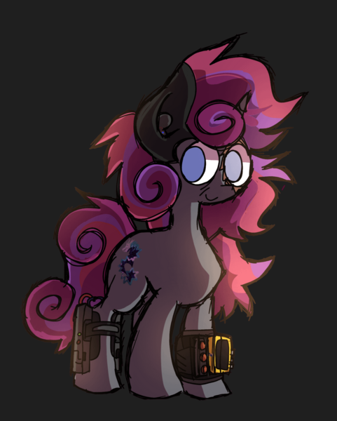 Size: 1080x1346 | Tagged: safe, artist:vithepegasi, derpibooru import, oc, unofficial characters only, pony, unicorn, fallout equestria, commission, gray coat, horn, image, male, messy mane, pipbuck, png, shading, simple background, solo, stallion