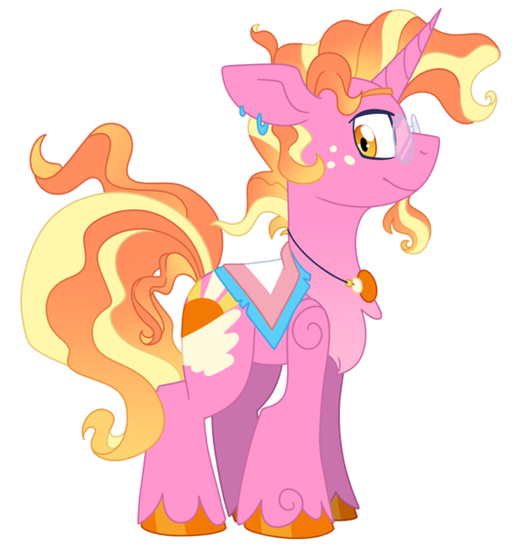 Size: 1280x1360 | Tagged: safe, artist:rohans-ponies, ponerpics import, ponybooru import, luster dawn, pony, image, png, pride, pride flag, solo, transgender pride flag