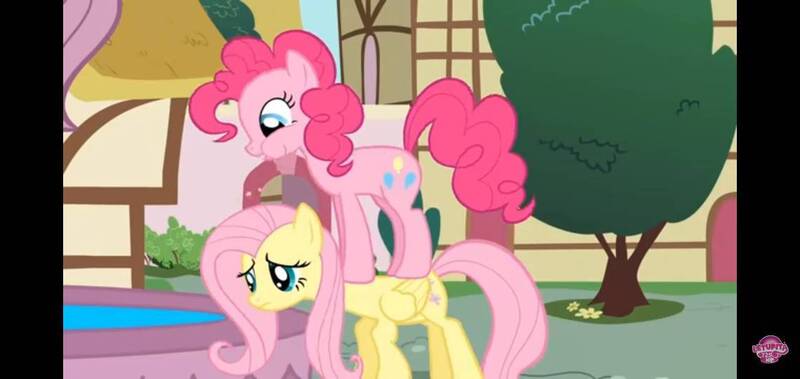 Size: 1140x540 | Tagged: safe, derpibooru import, fluttershy, pinkie pie, earth pony, pegasus, a bird in the hoof, g4, image, jpeg