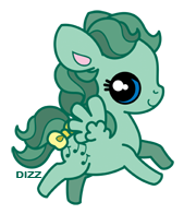 Size: 169x196 | Tagged: safe, artist:dizziness, derpibooru import, medley, pegasus, pony, g1, 2010, bow, chibi, colored pinnae, cute, dizziness's chibi ponies, female, flying, image, looking at you, mare, outline, png, simple background, solo, spread wings, tail, tail bow, transparent background, wings