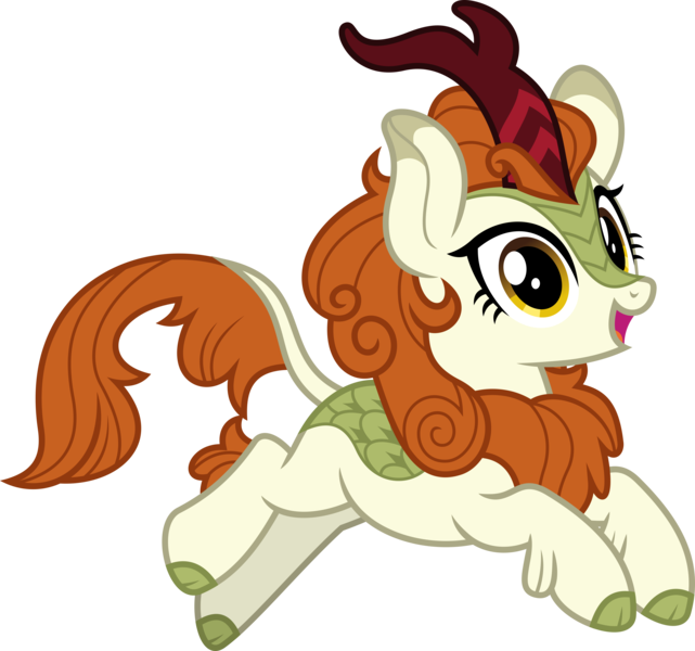 Size: 4271x4000 | Tagged: safe, artist:parclytaxel, derpibooru import, autumn blaze, kirin, .svg available, absurd resolution, awwtumn blaze, cute, female, image, jumping, looking at you, open mouth, open smile, png, simple background, smiling, smiling at you, solo, transparent background, vector