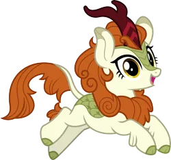 Size: 4271x4000 | Tagged: safe, artist:parclytaxel, derpibooru import, autumn blaze, kirin, .svg available, absurd resolution, awwtumn blaze, cute, female, image, jumping, looking at you, open mouth, open smile, png, simple background, smiling, smiling at you, solo, transparent background, vector