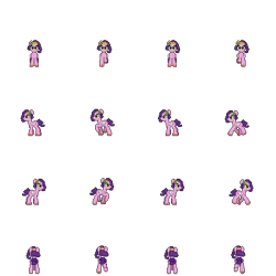 Size: 400x400 | Tagged: safe, artist:andrewsarchive, artist:zeka10000, derpibooru import, pipp petals, pegasus, pony, g5, digital art, female, image, mare, pixel art, png, rpg, rpg maker, simple background, solo, sprite, sprite sheet, transparent background