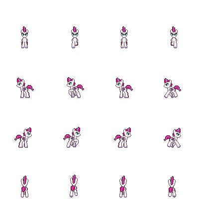 Size: 400x400 | Tagged: safe, artist:andrewsarchive, artist:zeka10000, derpibooru import, zipp storm, pegasus, pony, g5, digital art, female, image, mare, pixel art, png, rpg, rpg maker, simple background, solo, sprite, sprite sheet, transparent background