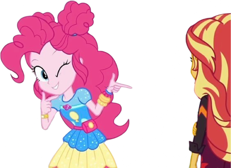 Size: 3476x2520 | Tagged: safe, derpibooru import, edit, edited screencap, editor:homersimpson1983, screencap, pinkie pie, sunset shimmer, human, equestria girls, background removed, female, g4, image, not a vector, png