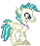 Size: 82x94 | Tagged: safe, artist:jaye, derpibooru import, terramar, hippogriff, animated, desktop ponies, gif, image, jewelry, male, necklace, pixel art, simple background, solo, sprite, transparent background, walking