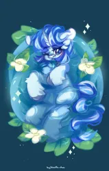 Size: 1299x2048 | Tagged: safe, artist:vanilla-chan, derpibooru import, oc, unofficial characters only, pony, unicorn, chest fluff, horn, image, jpeg, solo, unshorn fetlocks, water