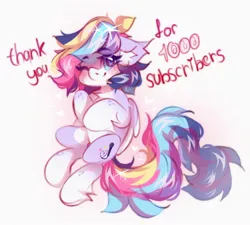 Size: 2048x1847 | Tagged: safe, artist:vanilla-chan, derpibooru import, oc, oc:starbright flow, unofficial characters only, pegasus, pony, abstract background, blushing, chest fluff, eyebrows, eyebrows visible through hair, female, image, jpeg, mare, one eye closed, solo, starry eyes, wingding eyes, wink