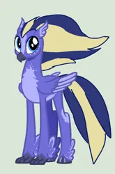 Size: 704x1064 | Tagged: safe, artist:hippogriffs-and-alicorns, derpibooru import, oc, unnamed oc, unofficial characters only, classical hippogriff, hippogriff, base used, blaze (coat marking), coat markings, facial markings, g4, hippogriff oc, image, male, png, simple background, solo