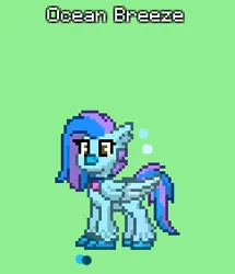 Size: 243x283 | Tagged: safe, artist:savygriffs, derpibooru import, oc, oc:ocean breeze, oc:ocean breeze (savygriffs), unofficial characters only, classical hippogriff, hippogriff, pony town, female, g4, green background, hippogriff oc, image, jewelry, necklace, png, reference sheet, simple background, solo