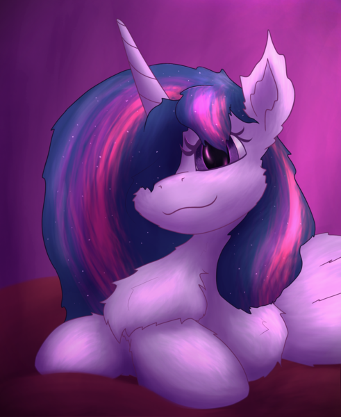 Size: 1800x2200 | Tagged: safe, artist:gosha305, derpibooru import, twilight sparkle, twilight sparkle (alicorn), alicorn, pony, bust, chest fluff, crossed hooves, cute, ear fluff, female, fluffy, horn, image, looking at you, mare, older, older twilight, older twilight sparkle (alicorn), png, portrait, shoulder fluff, smiling, smiling at you, solo