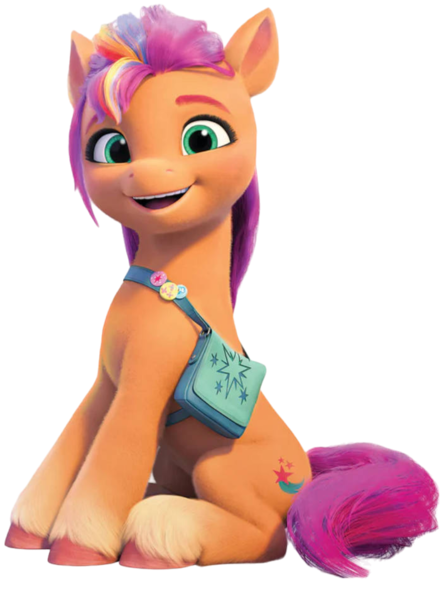 Size: 707x956 | Tagged: safe, artist:eninka11, derpibooru import, sunny starscout, earth pony, pony, g5, female, image, mane stripe sunny, mare, png, render, simple background, solo, transparent background