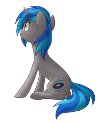 Size: 1600x1820 | Tagged: safe, artist:kaermter, derpibooru import, oc, oc:homage, unofficial characters only, pony, unicorn, fallout equestria, female, horn, image, mare, png, simple background, sitting, solo, transparent background