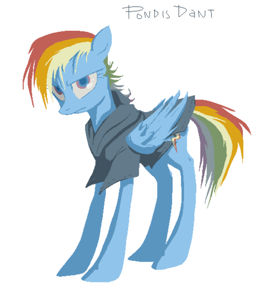 Size: 554x621 | Tagged: safe, artist:kaermter, derpibooru import, rainbow dash, pegasus, pony, clothes, female, hoodie, image, mare, png, simple background, solo, transparent background