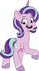 Size: 581x1053 | Tagged: safe, artist:prixy05, derpibooru import, starlight glimmer, pony, unicorn, g5, my little pony: tell your tale, female, g4, g4 to g5, generation leap, glowing cutie mark, horn, image, mare, png, simple background, solo, transparent background, vector