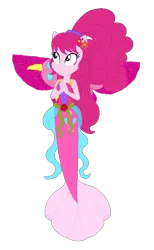Size: 463x753 | Tagged: safe, artist:selenaede, artist:user15432, derpibooru import, pinkie pie, fairy, human, mermaid, equestria girls, alternate hairstyle, base used, clothes, crossover, cutie mark on human, fairy wings, fairyized, fins, fish tail, flower, flower in hair, g4, image, mermaid fairy, mermaid tail, mermaidix, mermaidized, mermay, pink wings, png, ponied up, ponytail, simple background, smiling, species swap, tail, transparent background, wings, winx, winx club, winxified