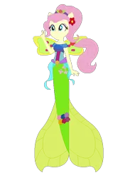 Size: 596x783 | Tagged: safe, artist:selenaede, artist:user15432, derpibooru import, fluttershy, fairy, human, mermaid, equestria girls, alternate hairstyle, base used, clothes, crossover, cutie mark on human, fairy wings, fairyized, fins, fish tail, flower, flower in hair, g4, image, jewelry, mermaid fairy, mermaid tail, mermaidix, mermaidized, mermay, necklace, peace sign, pearl necklace, png, ponied up, ponytail, simple background, smiling, species swap, tail, transparent background, wings, winx, winx club, winxified, yellow wings