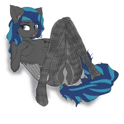 Size: 2195x2195 | Tagged: suggestive, artist:littlepony115, derpibooru import, oc, oc:solar eclipse, unofficial characters only, anthro, pegasus, undead, unguligrade anthro, vampire, cheek fluff, chest fluff, fangs, female, fishnet clothing, hooves, image, lewd, nipple tape, pasties, png, sexy, smiling, solo, solo female, tape, unguligrade