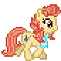 Size: 86x86 | Tagged: safe, artist:jaye, derpibooru import, aunt holiday, earth pony, pony, animated, clothes, desktop ponies, female, gif, image, mare, pixel art, scarf, simple background, solo, sprite, transparent background, trotting