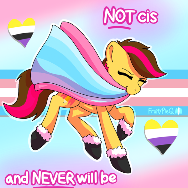 Size: 675x675 | Tagged: safe, artist:fruitypieq, ponerpics import, ponybooru import, oc, image, png, pride, pride flag, solo, transgender pride flag