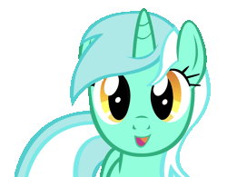Size: 1600x1251 | Tagged: safe, derpibooru import, lyra heartstrings, pony, unicorn, animated, female, gif, horn, image, mare, one eye closed, open mouth, solo, wink