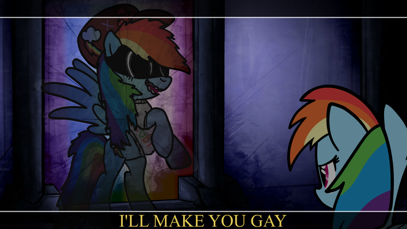 Size: 1280x720 | Tagged: safe, derpibooru import, rainbow dash, fnf, friday night funkin', gay, image, male, meme, png