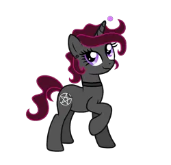 Size: 1573x1519 | Tagged: safe, artist:darbypop1, derpibooru import, oc, oc:salem, unofficial characters only, pony, unicorn, female, horn, image, mare, png, simple background, solo, transparent background