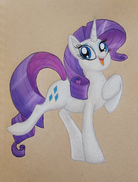 Size: 1548x2048 | Tagged: safe, derpibooru import, rarity, pony, female, image, jpeg, mare, prismacolors