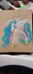 Size: 1816x4032 | Tagged: safe, derpibooru import, princess celestia, alicorn, image, jpeg, prismacolors