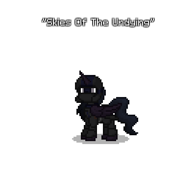 Size: 400x400 | Tagged: safe, derpibooru import, oc, unofficial characters only, alicorn, pony, fallout equestria, pony town, alicorn oc, armor, armored pony, ashes town, fallout, female, horn, image, lore, png, simple background, solo, wings
