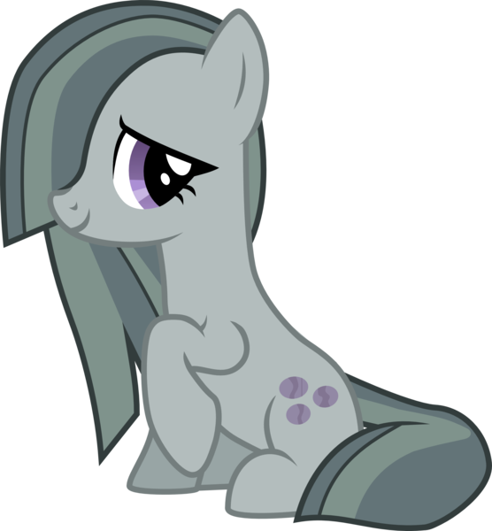 Size: 2137x2307 | Tagged: safe, artist:skele-sans, derpibooru import, marble pie, earth pony, pony, female, g4, image, mare, png, raised hoof, simple background, sitting, smiling, solo, solo female, transparent background, vector