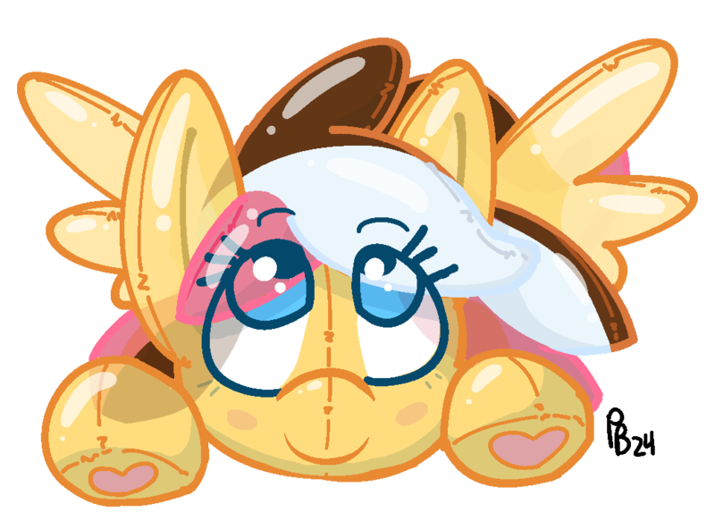 Size: 1046x762 | Tagged: safe, artist:ponballoon, derpibooru import, oc, oc:neapolitan sunrise, unofficial characters only, inflatable pony, front view, hoof heart, image, inflatable, inflatable toy, looking up, png, pool toy, pounce, shiny, simple background, smiling, solo, spread wings, squeaky, transparent background, underhoof, wings