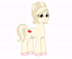 Size: 640x530 | Tagged: safe, artist:jazzhooves, derpibooru import, oc, unnamed oc, unofficial characters only, earth pony, pony, g5, my little pony: tell your tale, earth pony oc, female, image, jpeg, simple background, smiling, solo, white background