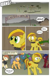 Size: 2024x3074 | Tagged: safe, artist:bruinsbrony216, derpibooru import, oc, oc:honeycomb, unofficial characters only, earth pony, pony, unicorn, comic:fallout equestria: grounded, fallout equestria, horn, image, png