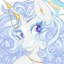 Size: 500x500 | Tagged: safe, artist:lonecrystalcat, derpibooru import, oc, pony, unicorn, art trade, commission, commissions open, female, g4, horn, image, png, trade