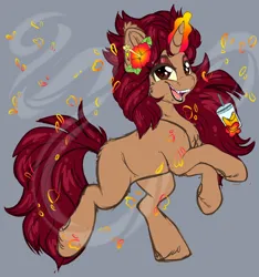 Size: 2347x2508 | Tagged: safe, artist:missbramblemele, derpibooru import, oc, oc:bramble angel mele, pony, unicorn, female, horn, image, jpeg, magic, mare, solo