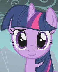 Size: 575x720 | Tagged: safe, derpibooru import, edit, edited screencap, editor:twilyisbestpone, screencap, twilight sparkle, pony, unicorn, dragonshy, season 1, cropped, cute, female, g4, horn, image, inverted mouth, looking at you, mare, png, smiling, smiling at you, solo, twiabetes, unicorn twilight