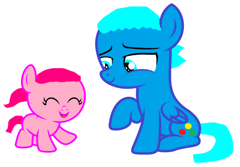 Size: 2692x1876 | Tagged: safe, artist:memeartboi, derpibooru import, ponified, earth pony, pegasus, pony, anais watterson, brother and sister, candy, colt, duo, duo male and female, family, female, filly, foal, food, gumball, gumball watterson, happy, image, male, png, sibling, sibling bonding, sibling love, siblings, simple background, sister, smiling, the amazing world of gumball, white background