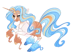 Size: 3600x2700 | Tagged: safe, artist:gigason, derpibooru import, oc, oc:whispering wave, unofficial characters only, pony, unicorn, female, horn, image, mare, obtrusive watermark, png, simple background, solo, transparent background, unshorn fetlocks, watermark