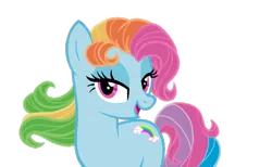Size: 2587x1593 | Tagged: safe, artist:collegeman1998, derpibooru import, rainbow dash (g3), earth pony, pony, g3, g3 to g4, g4, generation leap, image, png, simple background, solo, transparent background