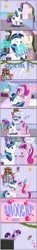 Size: 344x2321 | Tagged: safe, artist:bbbhuey, derpibooru import, princess cadance, shining armor, twilight sparkle, comic, g4, image, jpeg, kissing, mistletoe, parody, pixar, reference, toy story