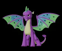 Size: 1920x1591 | Tagged: safe, artist:fynamic, derpibooru import, spike, dragon, g5, my little pony: make your mark, dragon lord spike, i can't believe it's not hasbro studios, image, jpeg, solo, spike (g5)