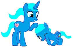 Size: 3568x2376 | Tagged: safe, artist:memeartboi, derpibooru import, oc, ponified, pegasus, pony, unicorn, affection, bonding, colt, cute, favorite, female, foal, gumball watterson, happy, horn, image, laughing, male, mare, mare oc, mommy, mother, mother and child, mother and son, nicole watterson, patting, petting, png, simple background, the amazing world of gumball, unicorn oc, white background, wings