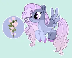 Size: 2173x1748 | Tagged: safe, artist:pastelnightyt, derpibooru import, oc, oc:cupid bouquet, pegasus, pony, female, image, magical lesbian spawn, mare, offspring, parent:lightning dust, parent:rolling thunder, png, solo