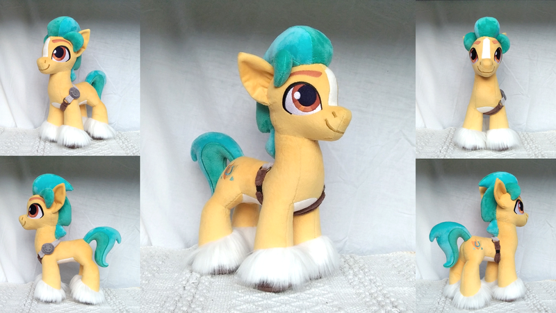 Size: 5370x3030 | Tagged: safe, artist:azdaracylius, derpibooru import, hitch trailblazer, pony, g5, image, irl, photo, plushie, png, solo